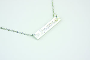 C121, Above pick His Love Proclaim Necklace (silver)