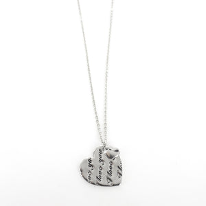 I Love You Necklace