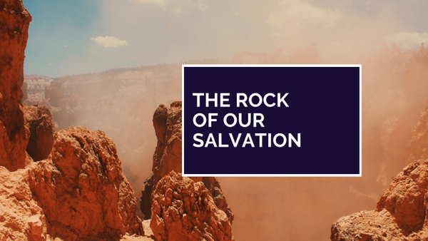The Rock of Our Salvation in front of Red Rocks