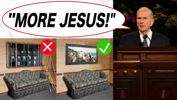 More Artwork of Jesus INSIDE of LDS Church Buildings | No More Bulletin Boards, Easels, or Display Cases