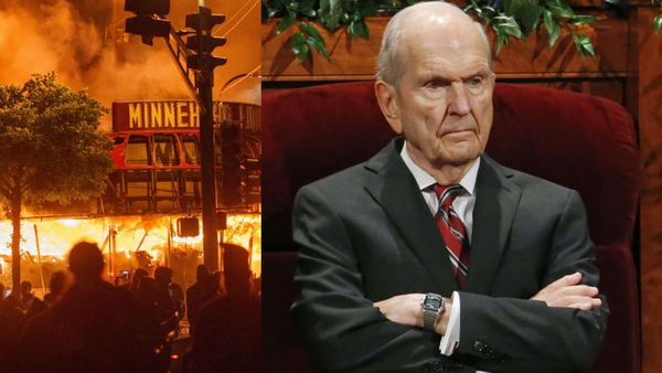 President Nelson calls people to repentance. "Evil has never been resolved by more evil."