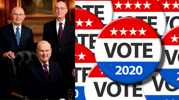 The First Presidency of the LDS Church Encourages Members to Vote