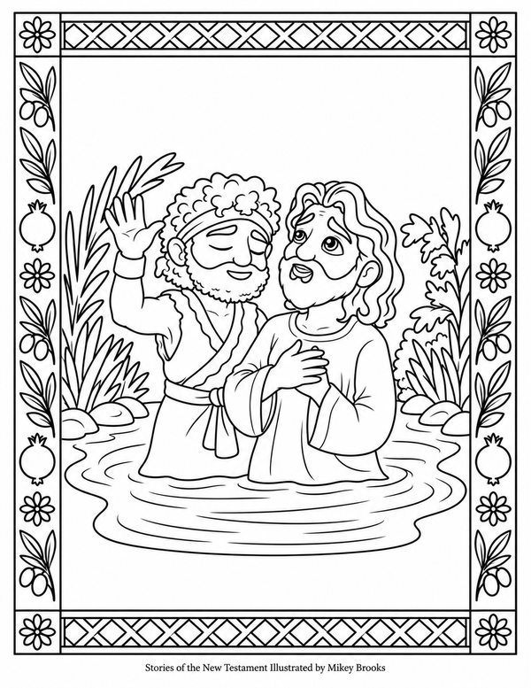 Free New Testament Coloring Book (Downloadable)