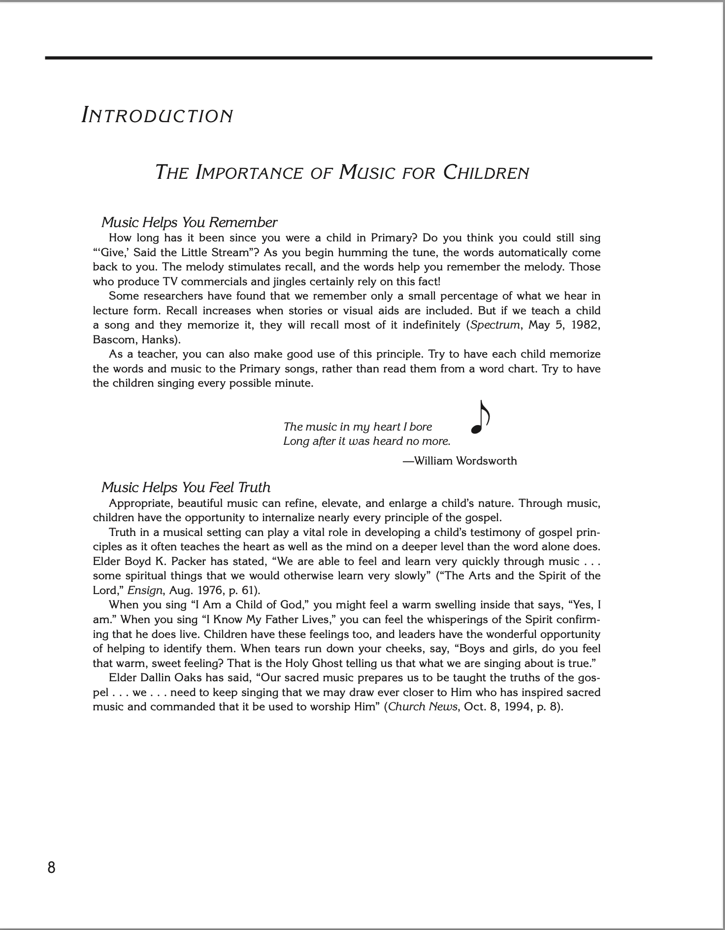 A Children's Songbook Companion
