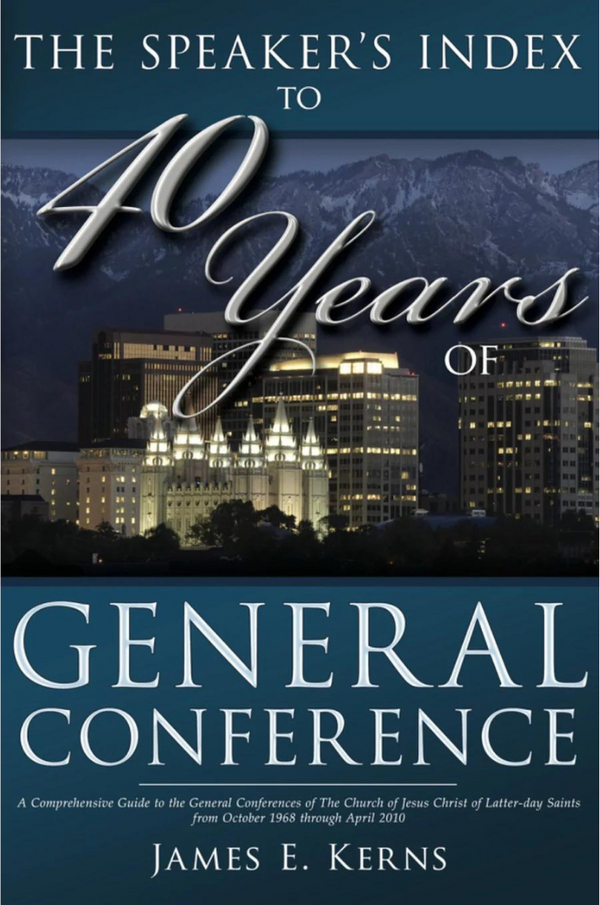 The Speaker's Index to 40 Years of General Conference