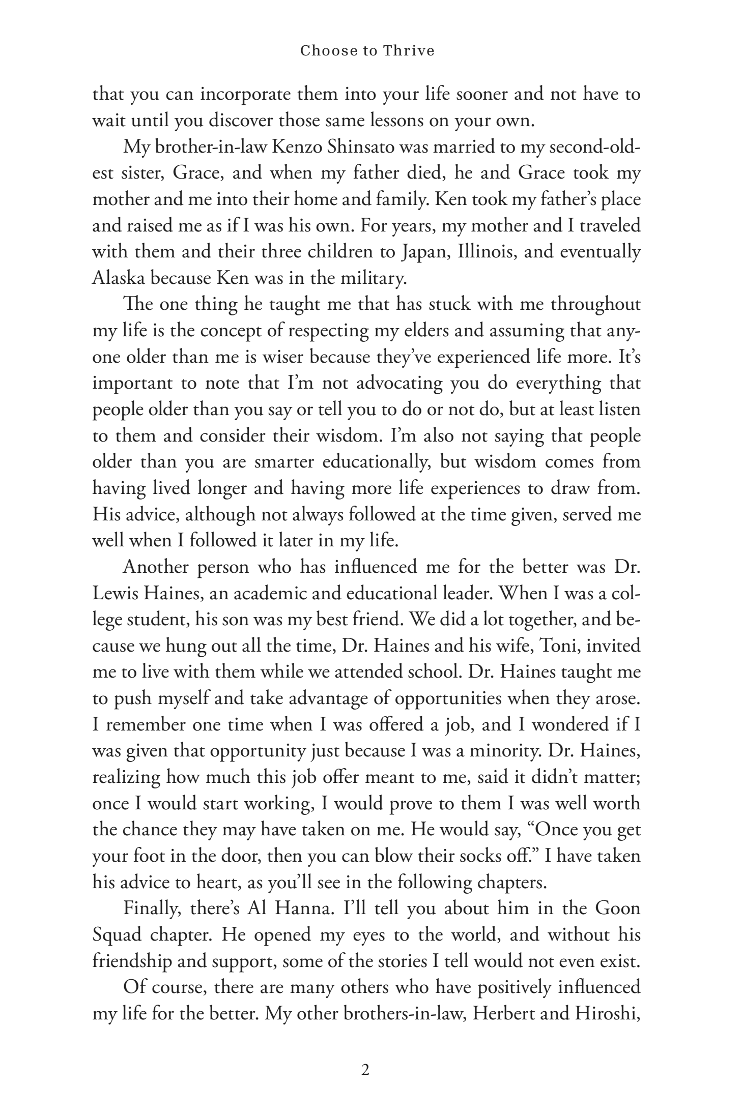 Choose to Thrive: Life's Views From High Camp