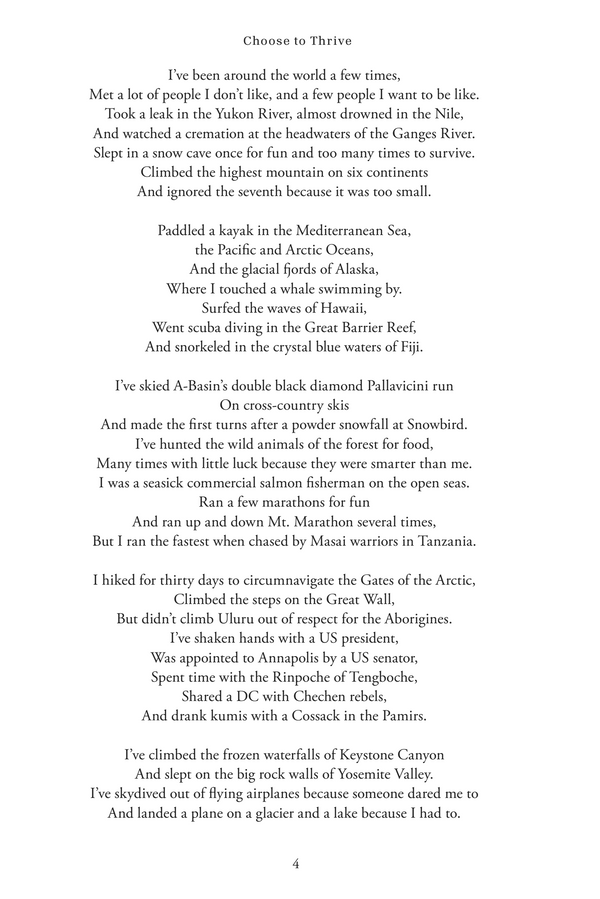 Choose to Thrive: Life's Views From High Camp