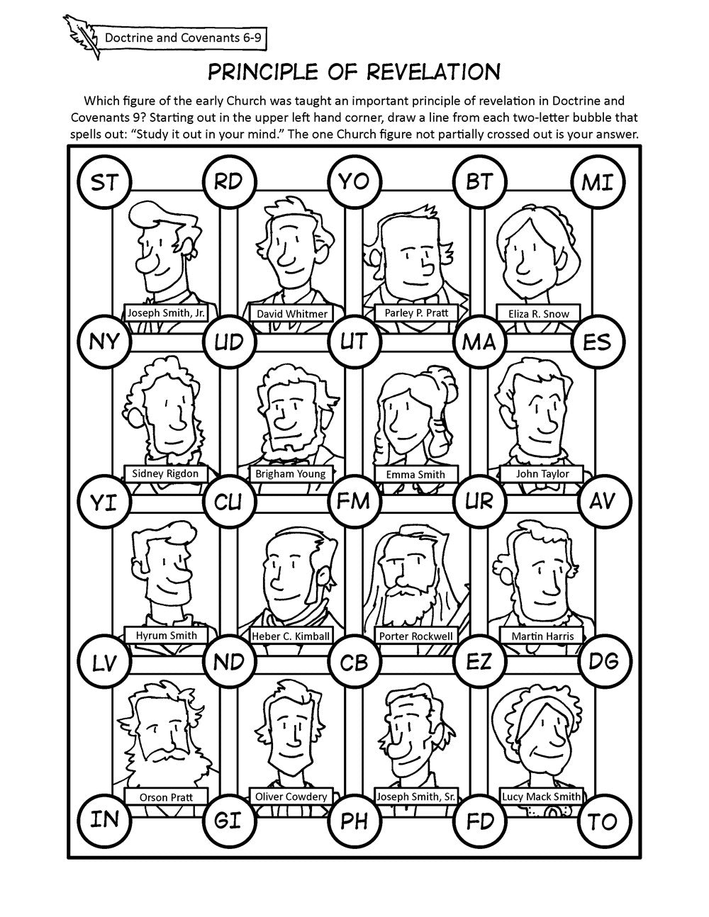 Doctrine & Covenants Come, Follow Me: Activity Book