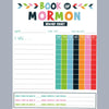 Book of Mormon Reward Chart 12 Pack