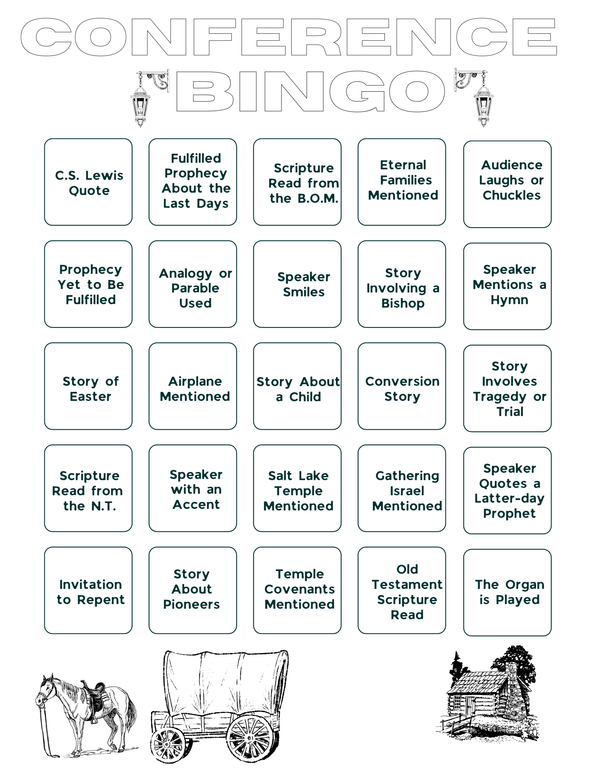 Free Conference Bingo (Adult Version - Downloadable)