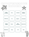 Free Conference Bingo (Kid Version - Downloadable)