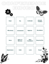 Free Conference Bingo (Kid Version - Downloadable)