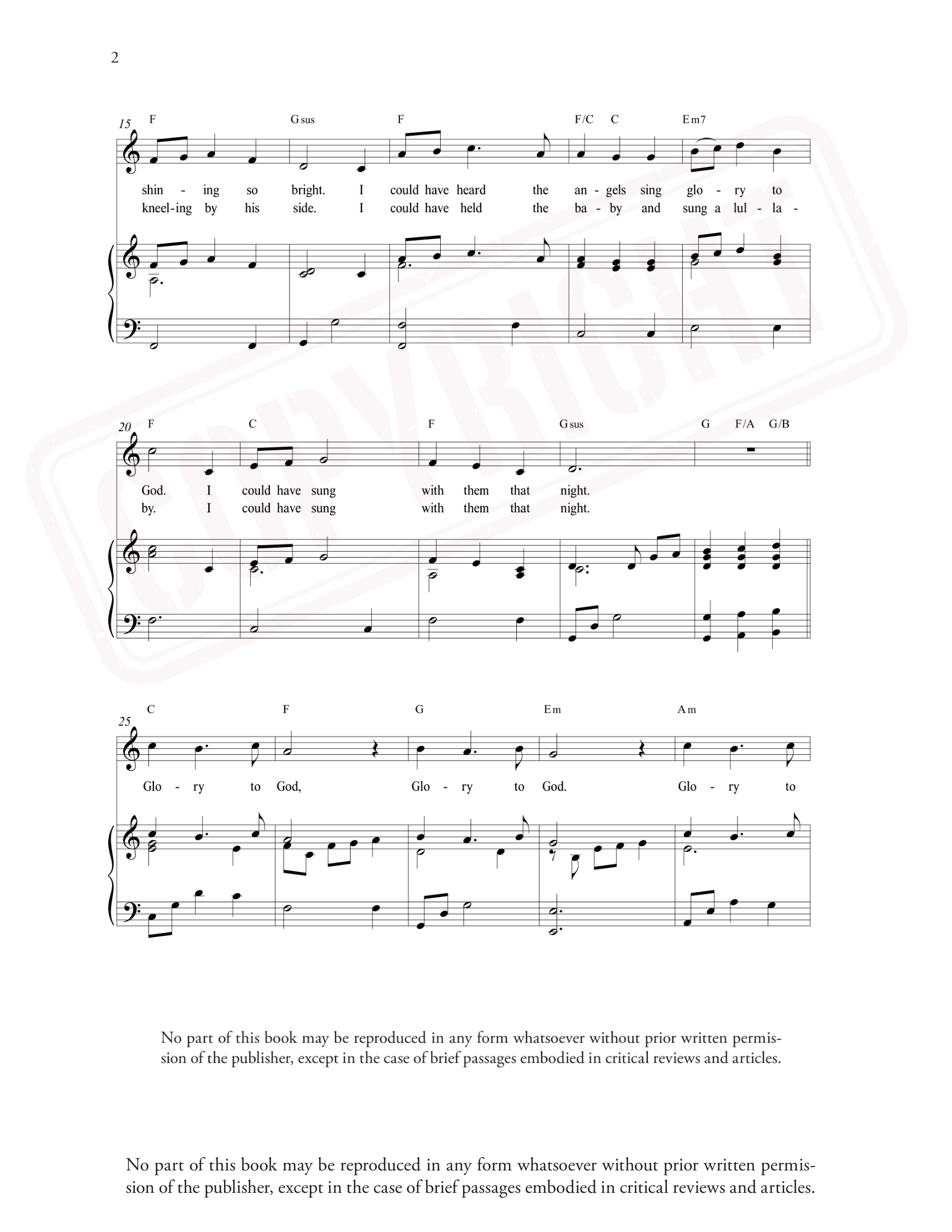 If I Were at the Manger - Sheet Music (Download)