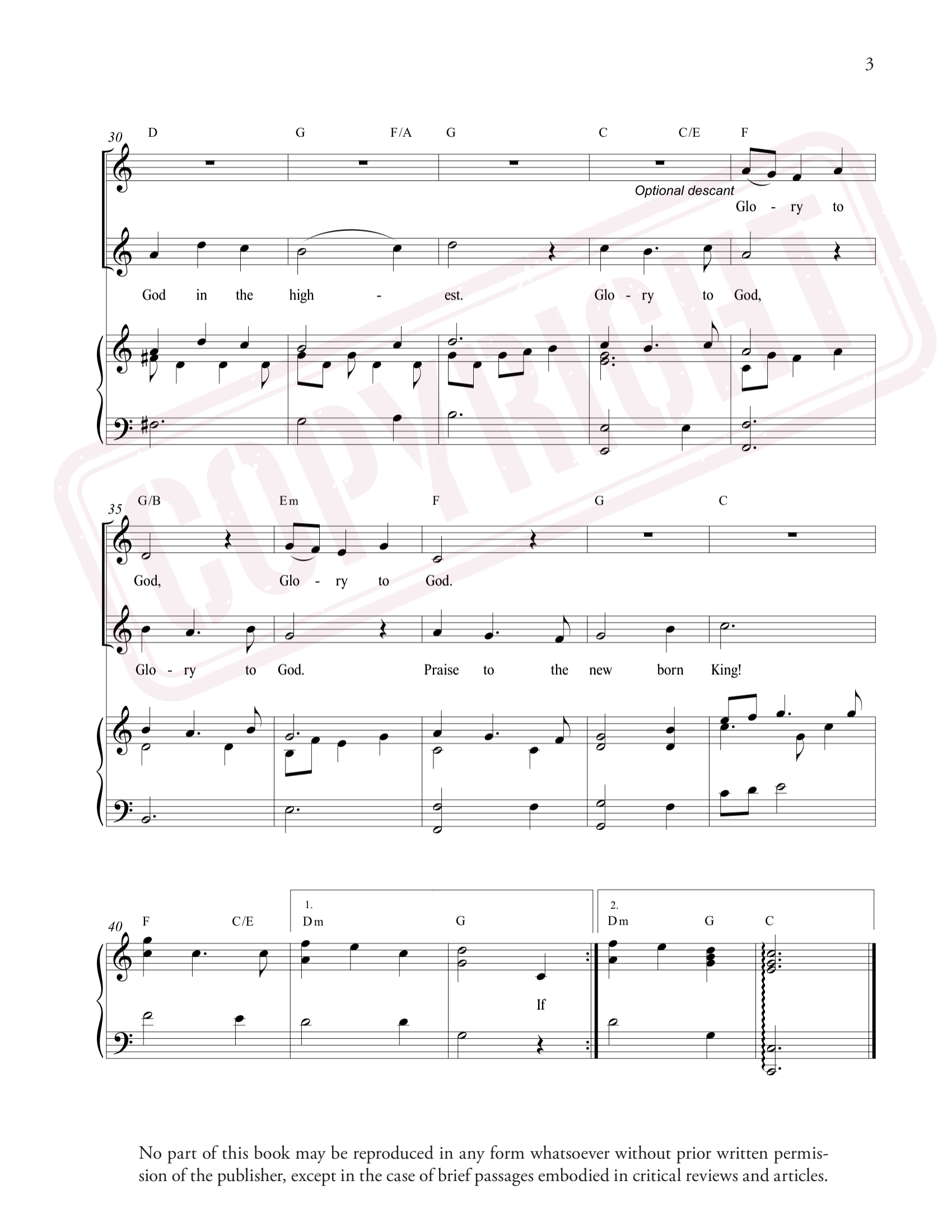If I Were at the Manger - Sheet Music (Download)