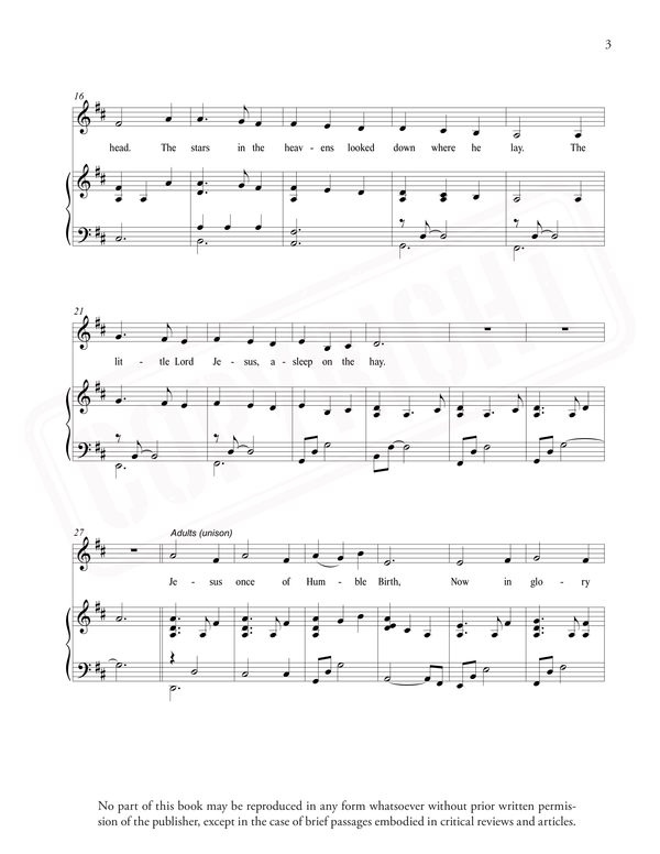Joy (Away in a Manger / Jesus Once of Humble Birth) - Sheet Music (Download)