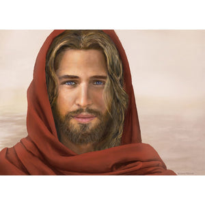 Savior in Red Robe Art Prints