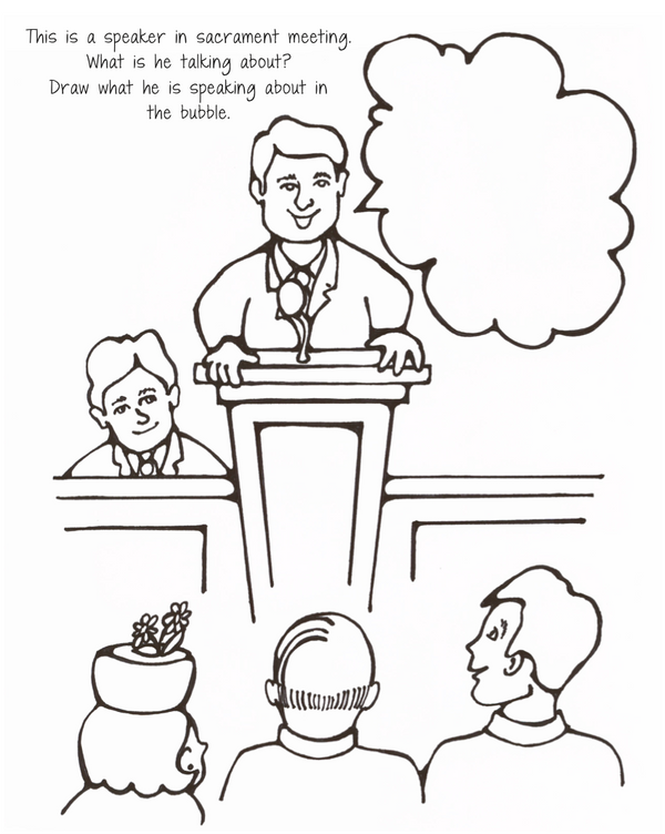 Digital Download -  Reverently Quietly - Sacrament Meeting Activity Book