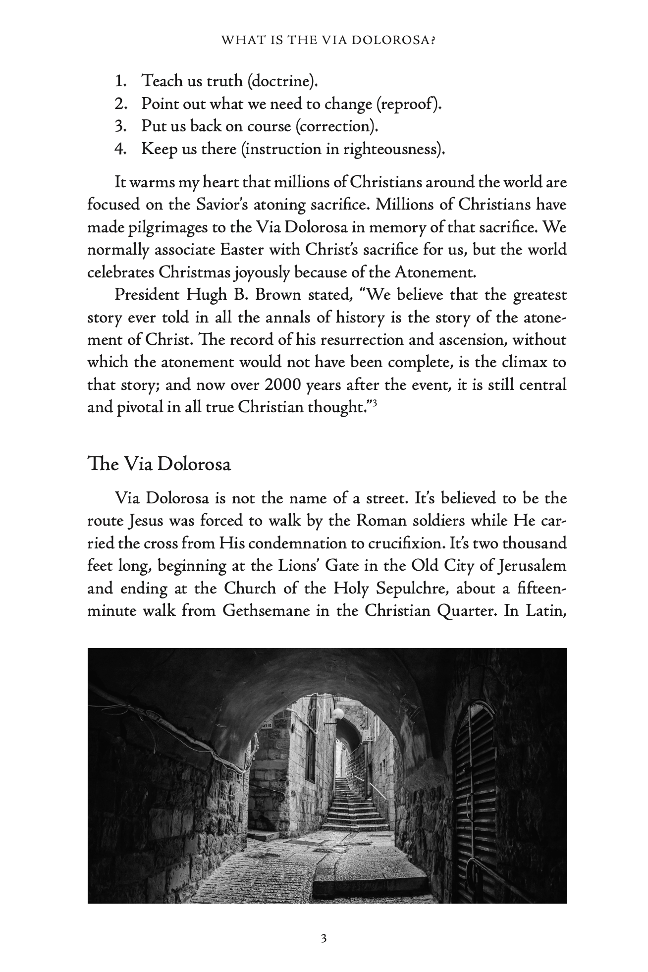 Via Dolorosa: Christ's Path to the Cross