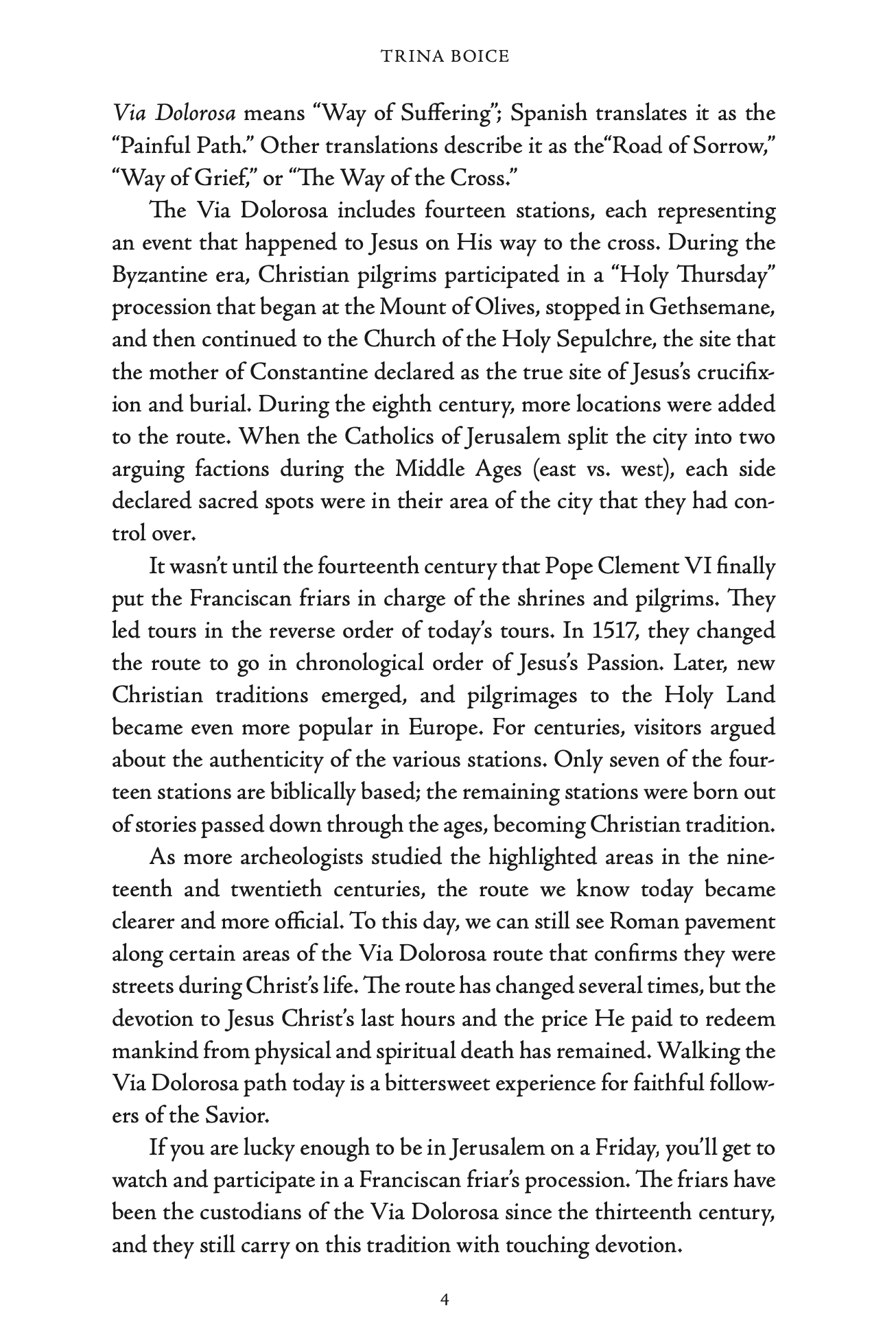 Via Dolorosa: Christ's Path to the Cross