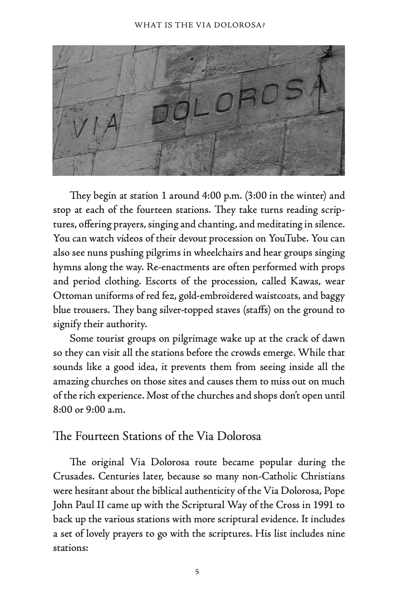 Via Dolorosa: Christ's Path to the Cross