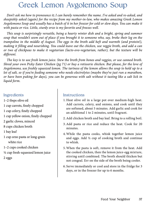 Feed Your Neighbor: Recipes for Delivering Love & Healing