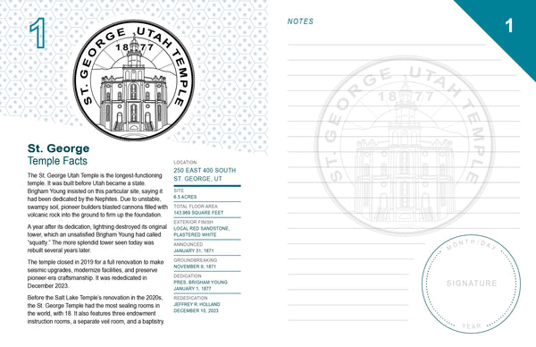 Utah Temples Passport Updated (2025)