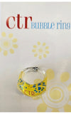 CTR - Ring - Heart Yellow Bubble - Size 4