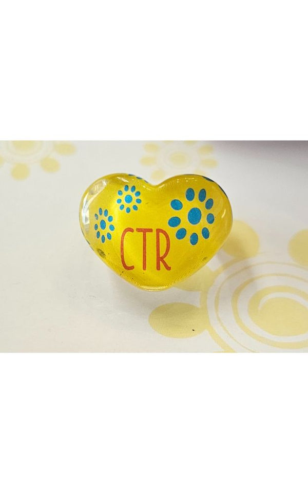CTR - Ring - Heart Yellow Bubble - Size 4