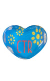 CTR Heart Blue Bubble Ring Size 4