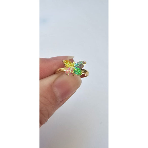 Adjustable Butterfly Ring
