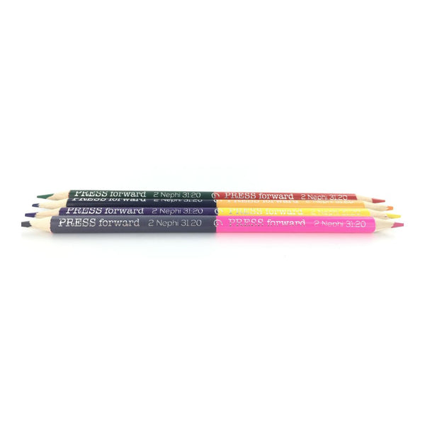 Press Forward - Pencils - Bi-Color - Cedar Fort Publishing & Media