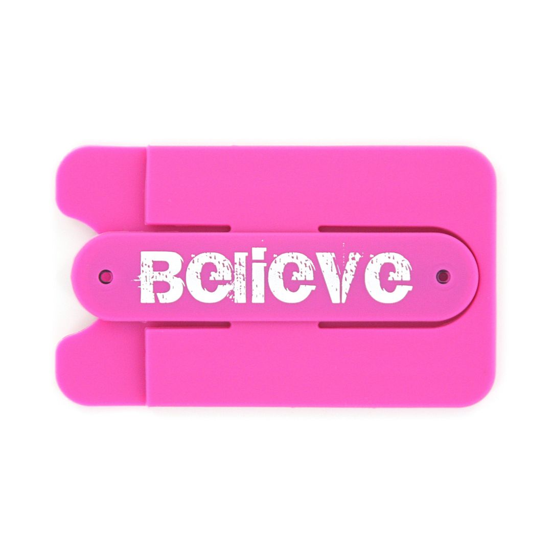 Believe - Smart Wallet w/Phone Stand - Pink - Cedar Fort Publishing & Media