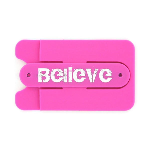 Believe - Smart Wallet w/Phone Stand - Pink - Cedar Fort Publishing & Media