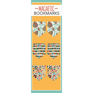 Festive Colors  - Bookmarks - Magnetic - 6pk