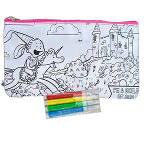 Color Your Own Pencil Pouch-Girl