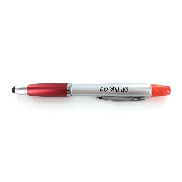 Go and Do - Pen - Missionary - Highlighter - Red - Cedar Fort Publishing & Media