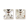 Square Diamond Gem - Earrings
