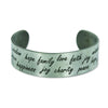 Hope - Bracelet - Cuff - Pewter