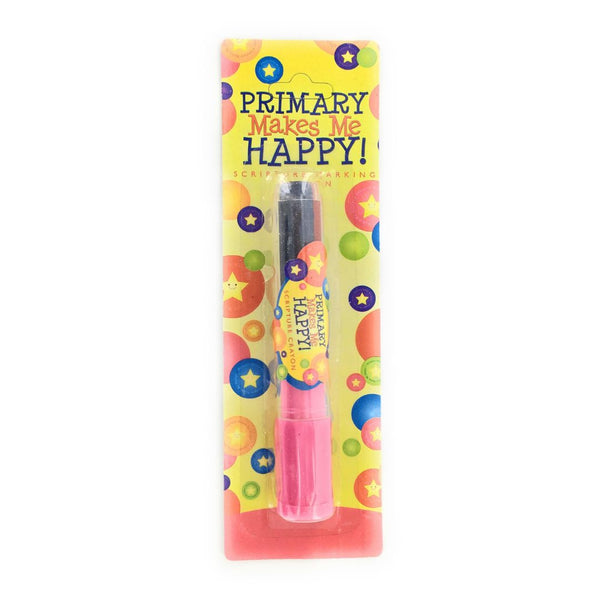 Primary Makes Me Happy - Crayon - Tri-Color - Pink