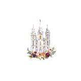 Salt Lake City Temple - Print - Watercolor - 5x7