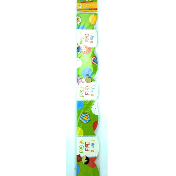 Scalloped Bulletin Board Trim for Primary - Child of God Themed