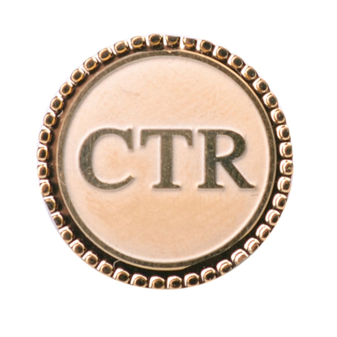 Choose the Right - Tie Tack - Gold