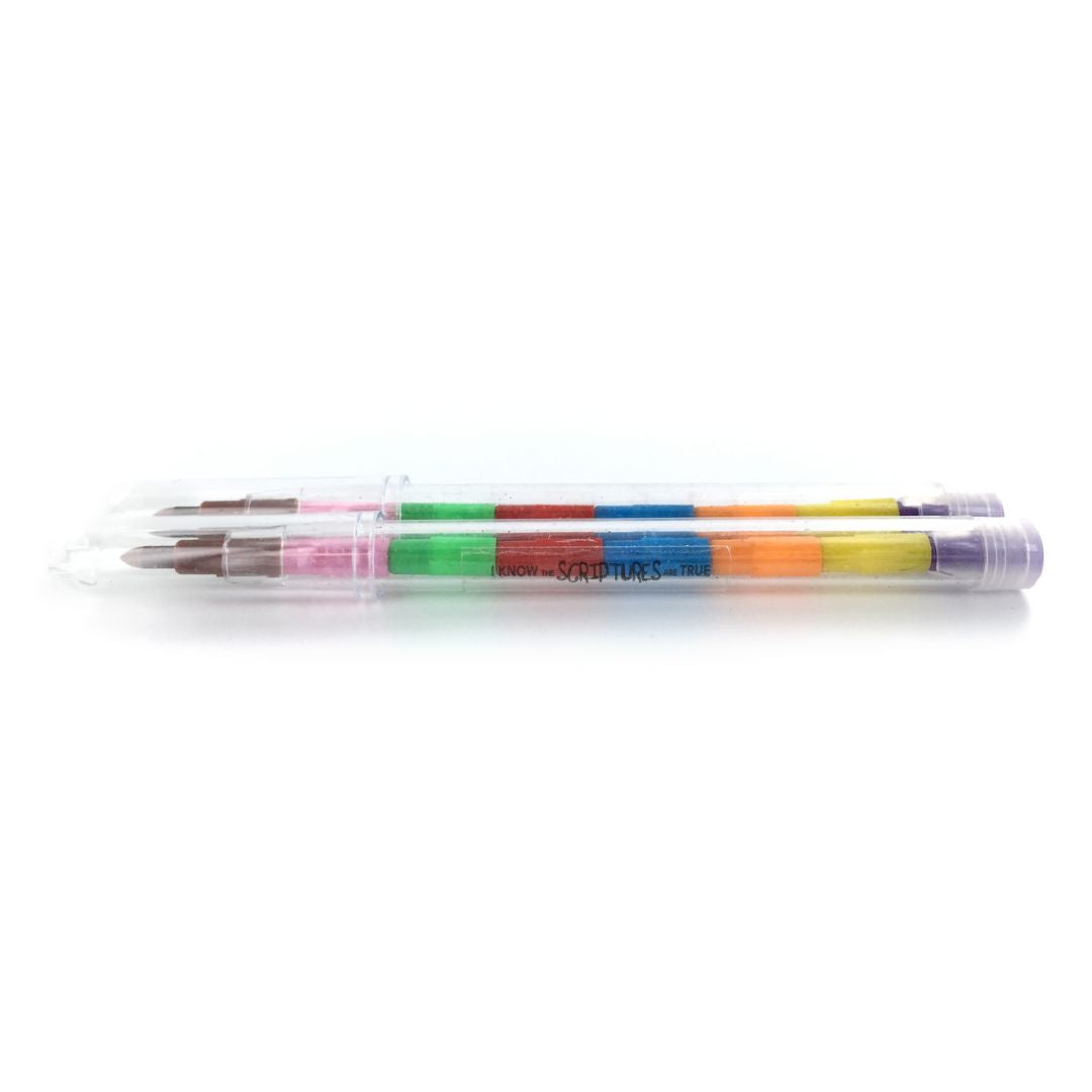 I Know the Scriptures Are True - Crayons - Stackable