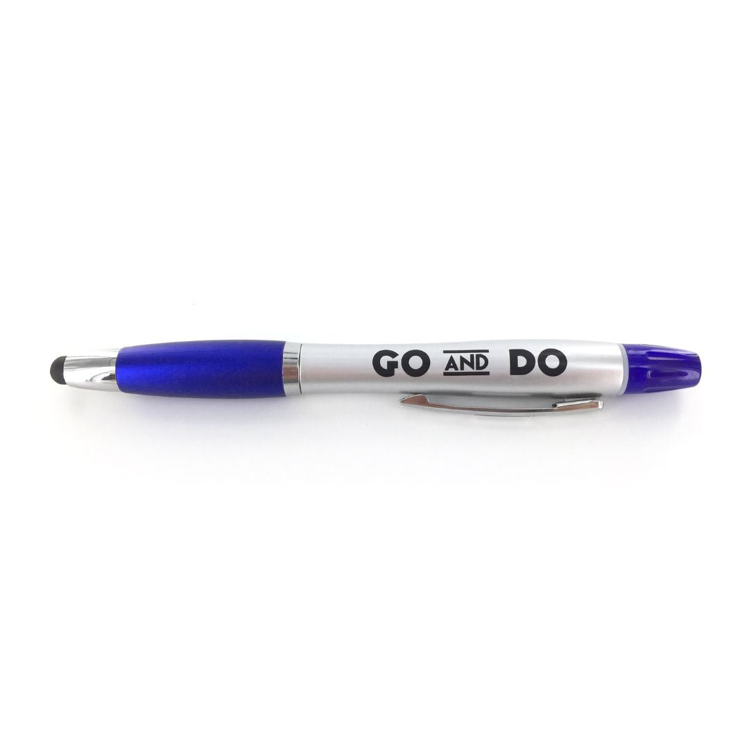 Go and Do - Pen - Missionary - Highlighter - Blue - Cedar Fort Publishing & Media