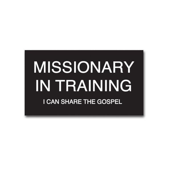 Missionary in Training Slip-on Badge - Cedar Fort Publishing & Media