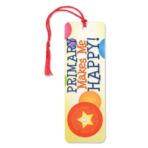 Primary Makes Me Happy - Bookmark - Cedar Fort Publishing & Media
