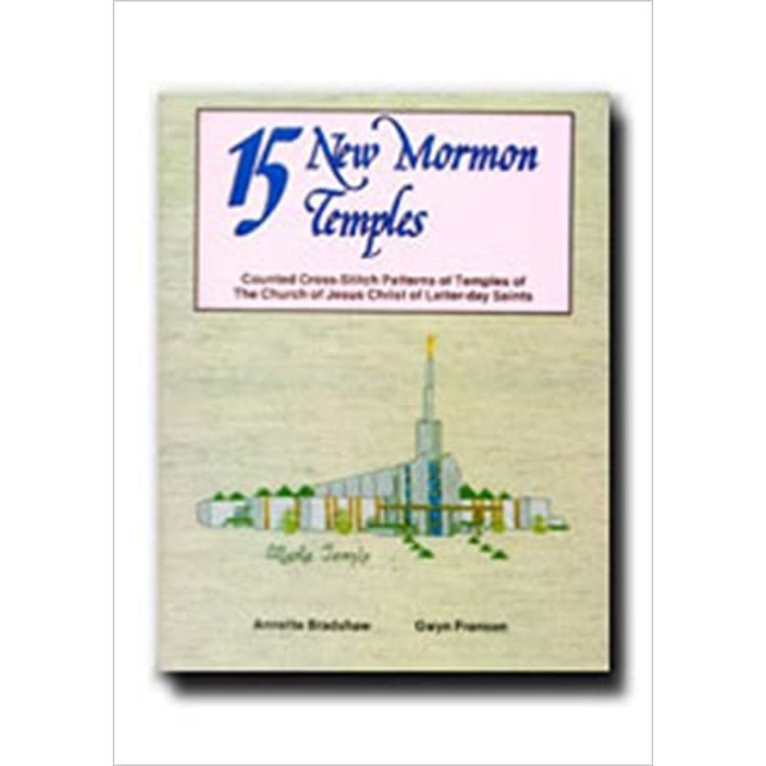 15 New Mormon Temples - Cross Stitch Patterns