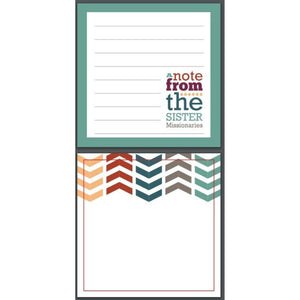 Sister Missionary "From the Sisters" Sticky Notes