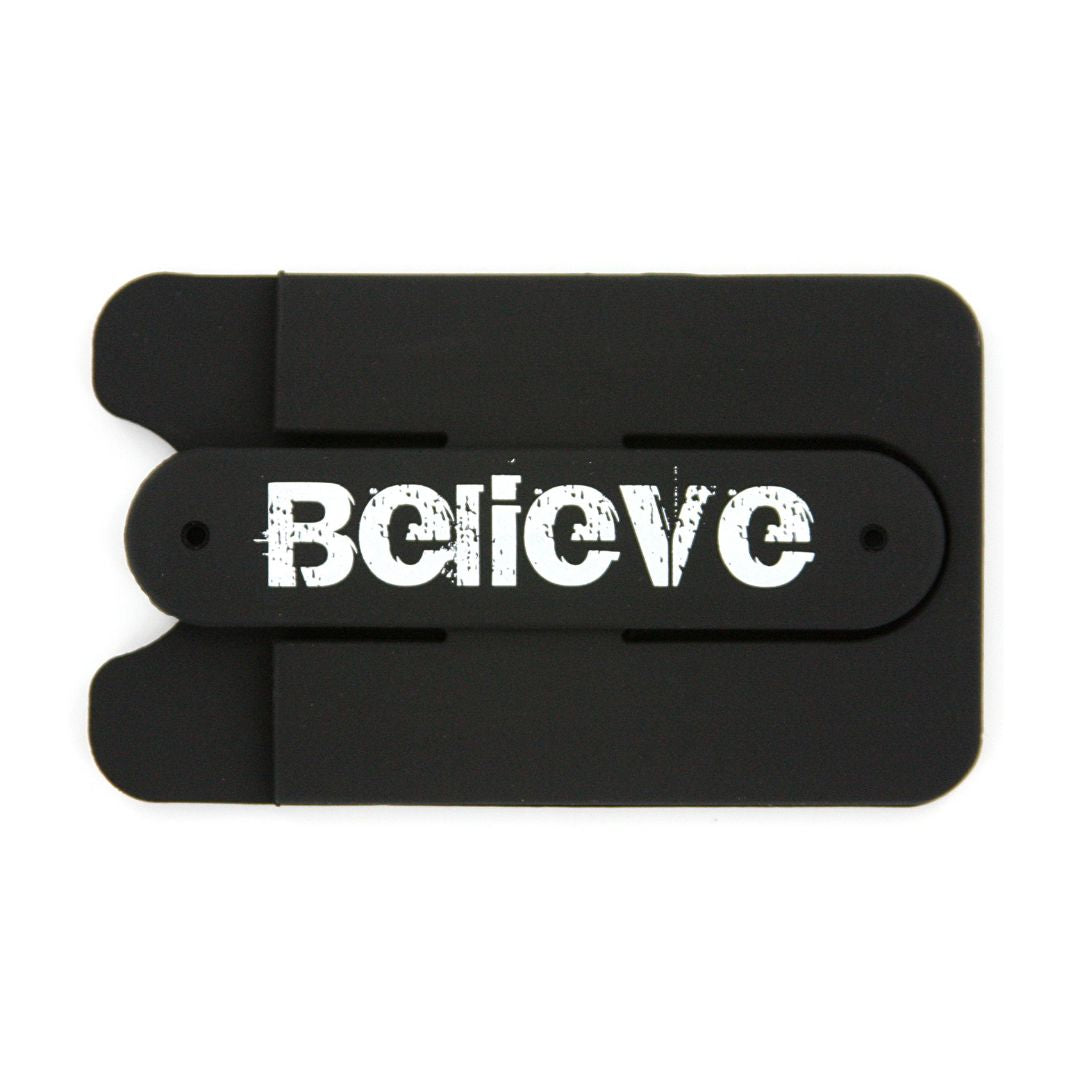 Believe - Smart Wallet w/Phone Stand - Black - Cedar Fort Publishing & Media