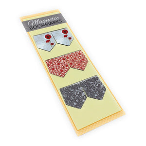 Red Elegance - Bookmarks - 6pk - Magnetic